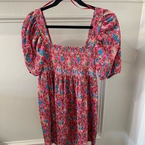 Zara Floral Mini Dress - Multicolor